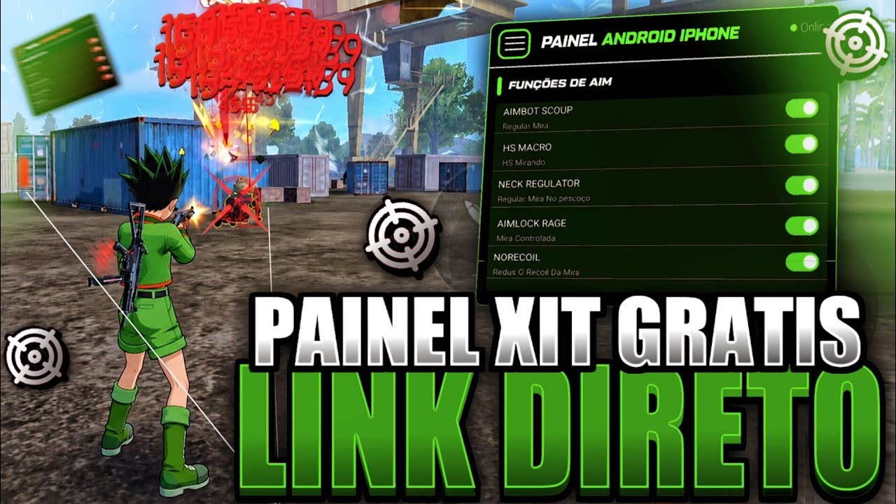 XIT GR&Aacute;TIS ANDROID E IOS🥶 REGEDIT MOBILE 2026🫨 PAINEL XIT FF LINK DIRETO 100% HS REGEDIT SEM SENHA
