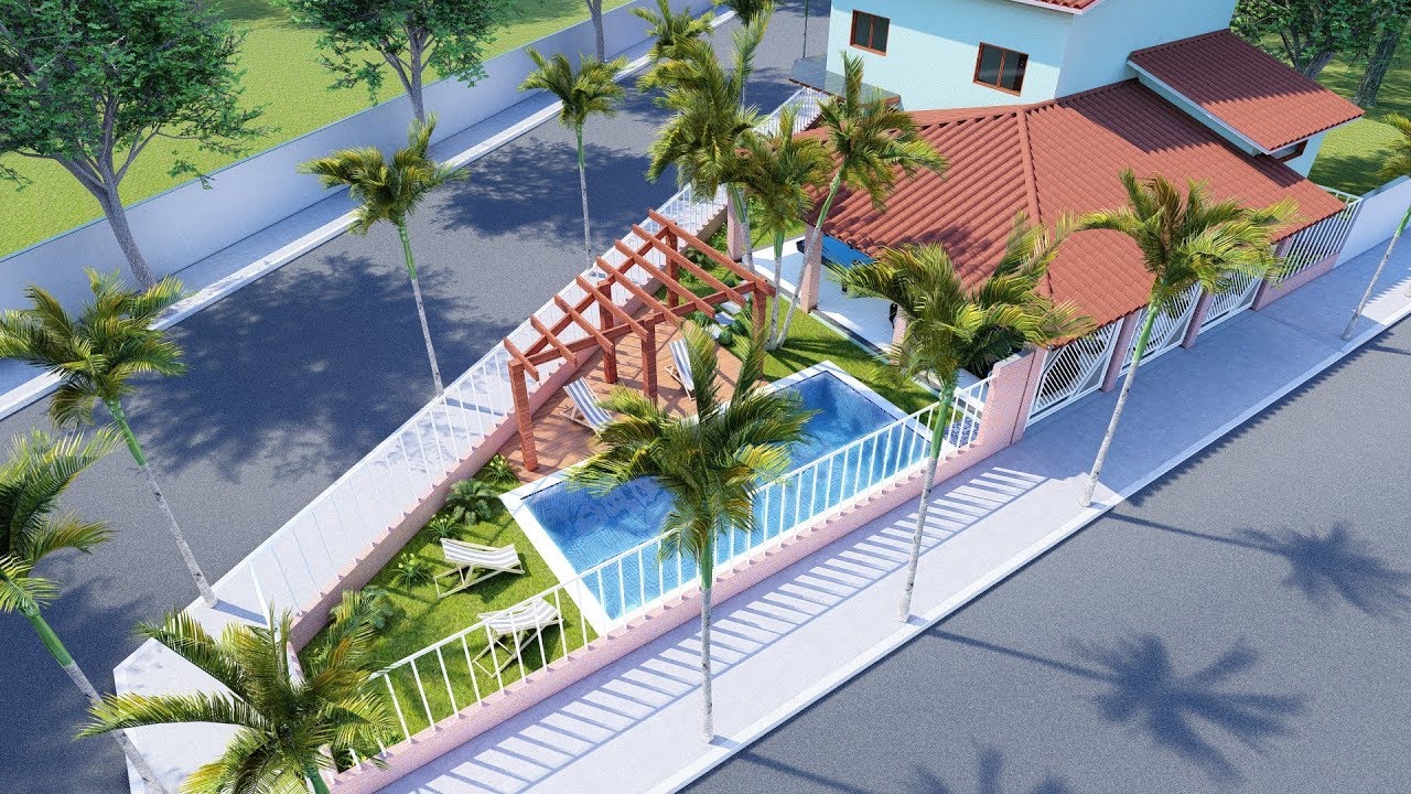 Casa de Campo - Ch&aacute;cara - Barra de Santo Ant&ocirc;nio - Alagoas - Terreno Formato Irregular