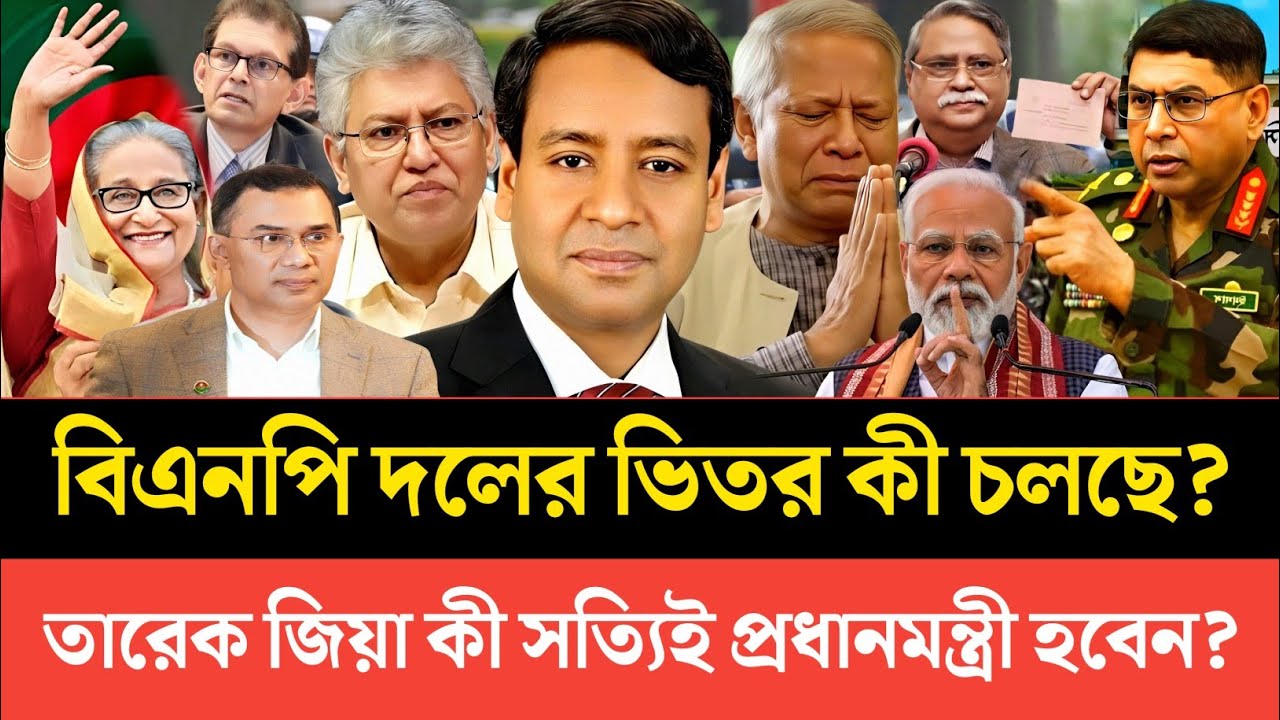 বিএনপি দলের ভিতর কী চলছে?|তারেক জিয়া কী সত্যিই প্রধানমন্ত্রী হবেন?|Masood Kamal |golam maola rony