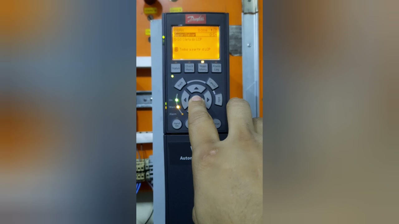 Danfoss - Copiando parâmetros do inversor pelo LCP