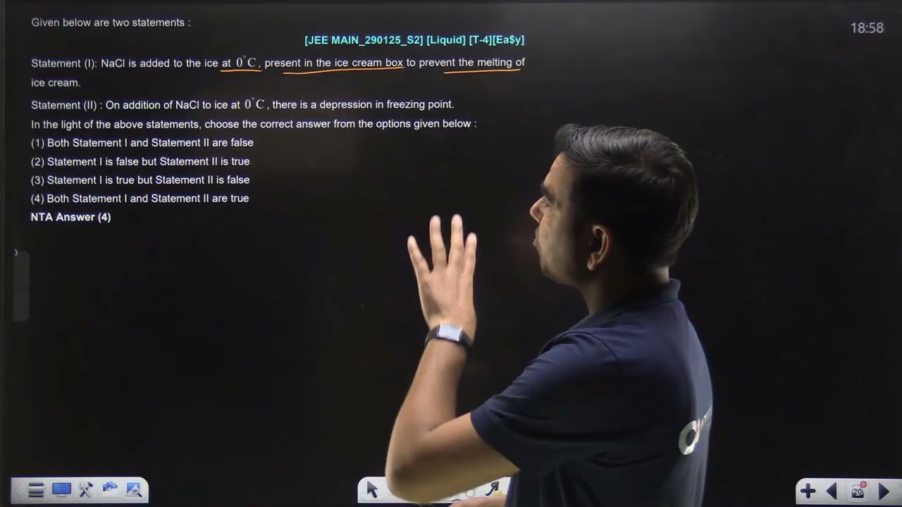 Given below are two statement  29 JAN 2025 SHIFT-2 JEE MAIN PYQ