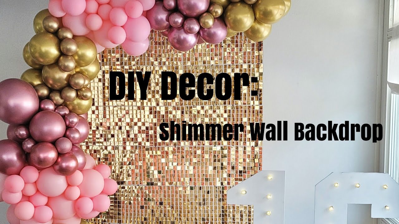 Let's Create: How to install a Shimmer Wall Backdrop
