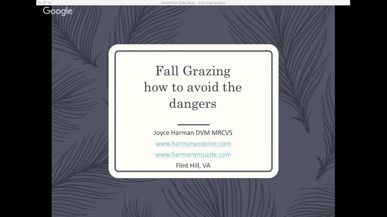 Avoid the Dangers of Fall Grazing