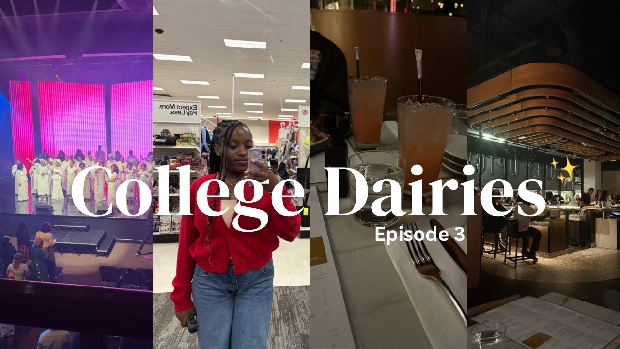 College dairies: week in my life| unboxing, shopping, surprise, birthday dinner, church
