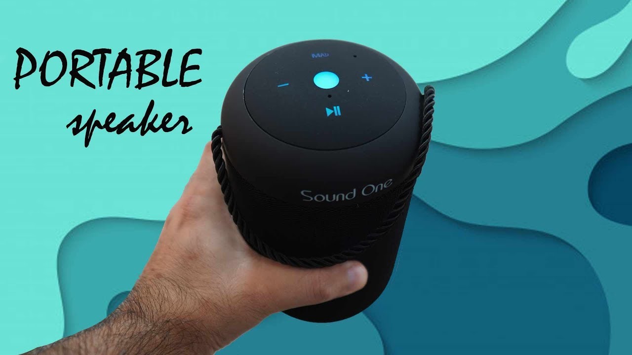 Sound One Drum Portable Bluetooth Speaker with FM, TF card, USB connectivity options