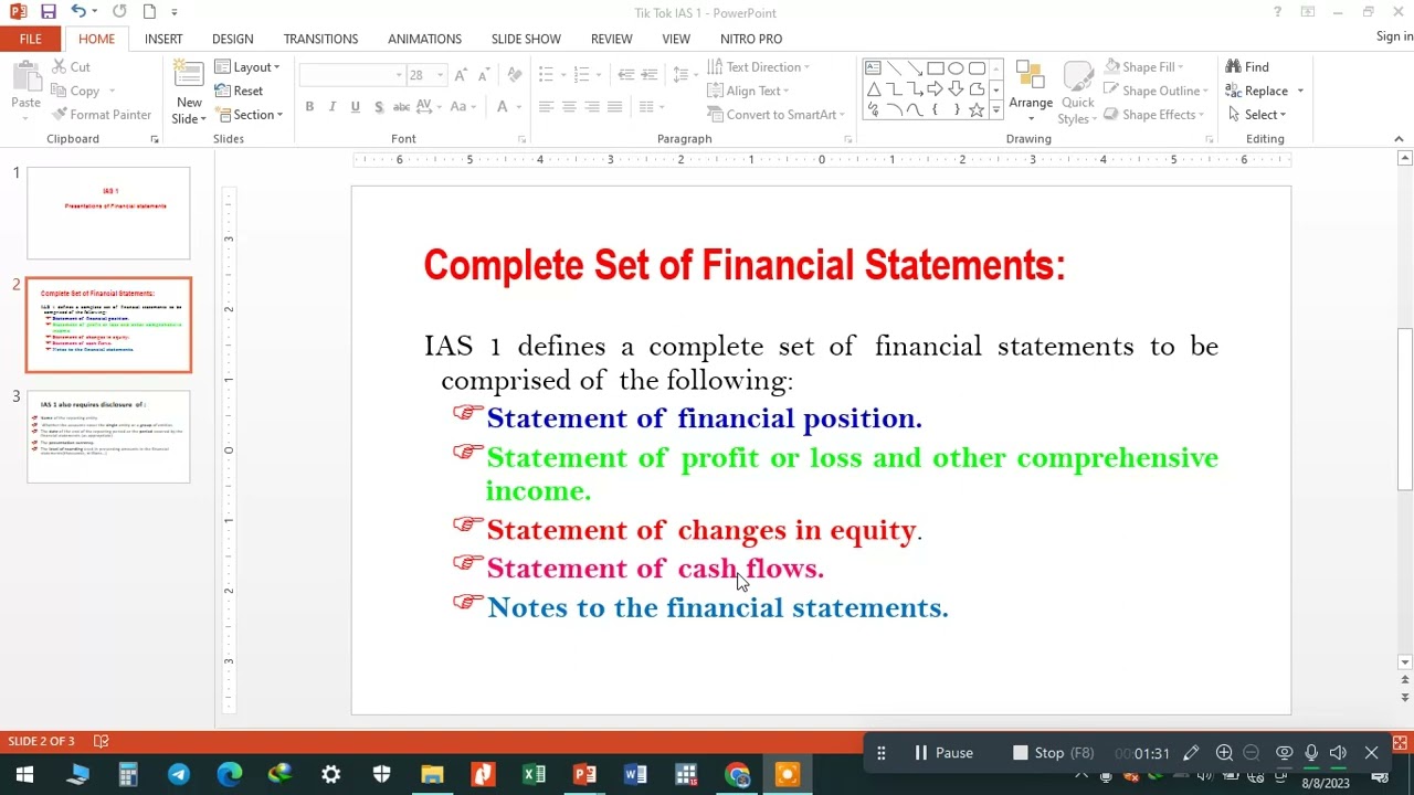 IAS I Video Lecture