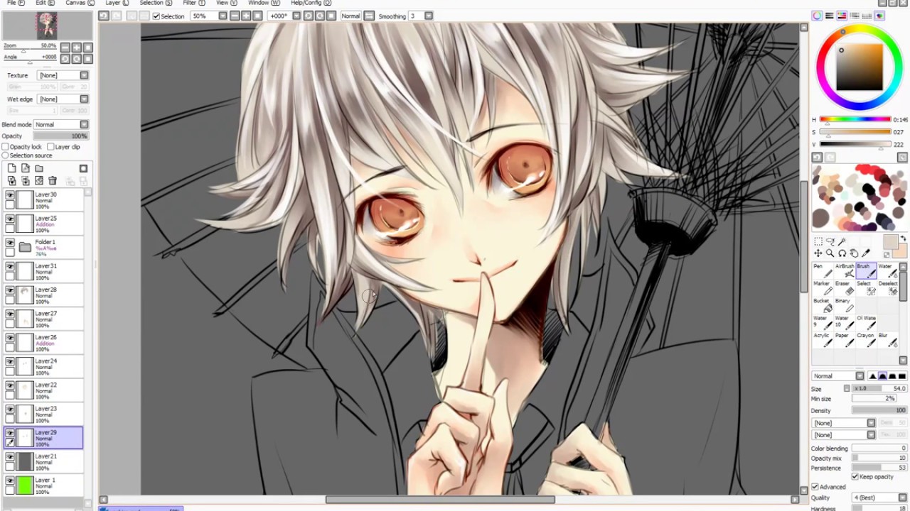 [SAI speedpaint] Yashiro