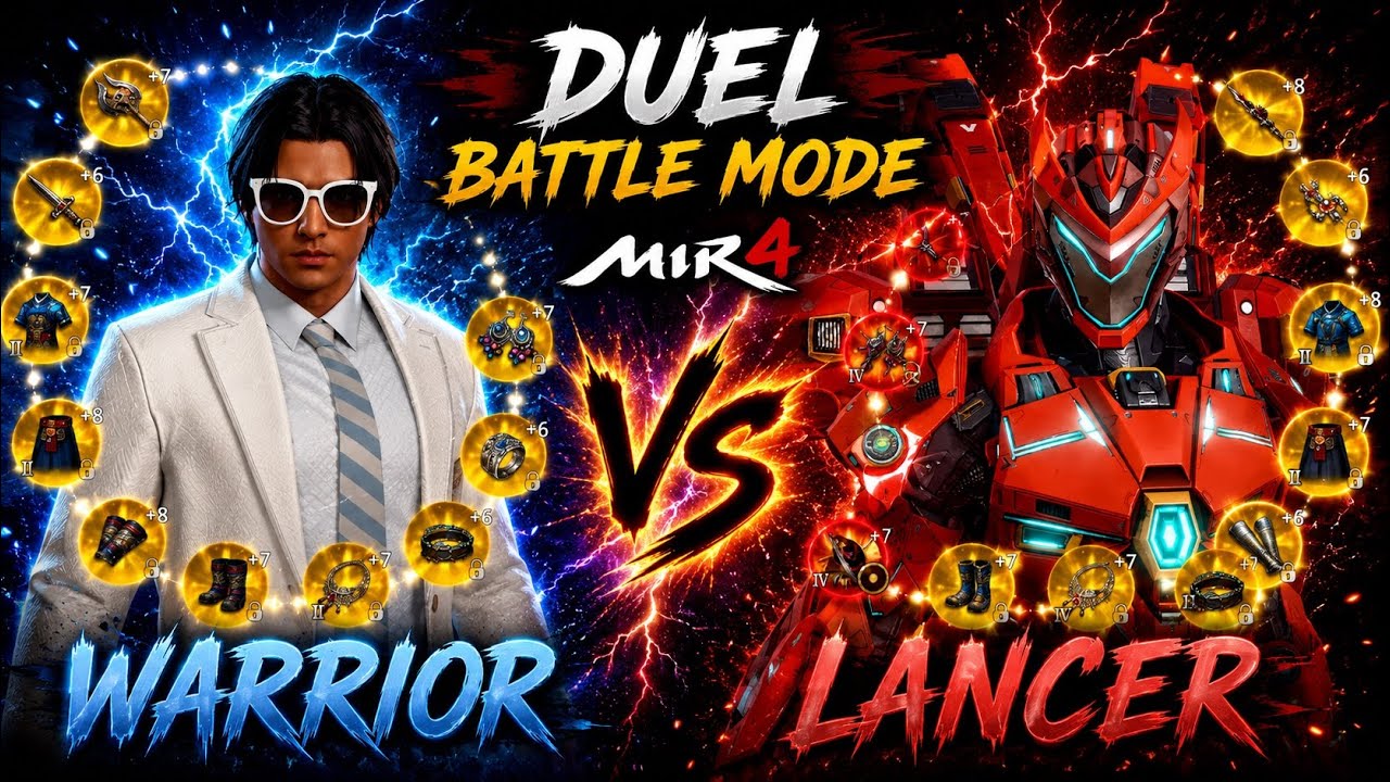 MIR4 PVP - 儿子 Ⓖoku ッ 351K PS VS. xSTINGERx 343K PS (FRIENDLY DUEL)