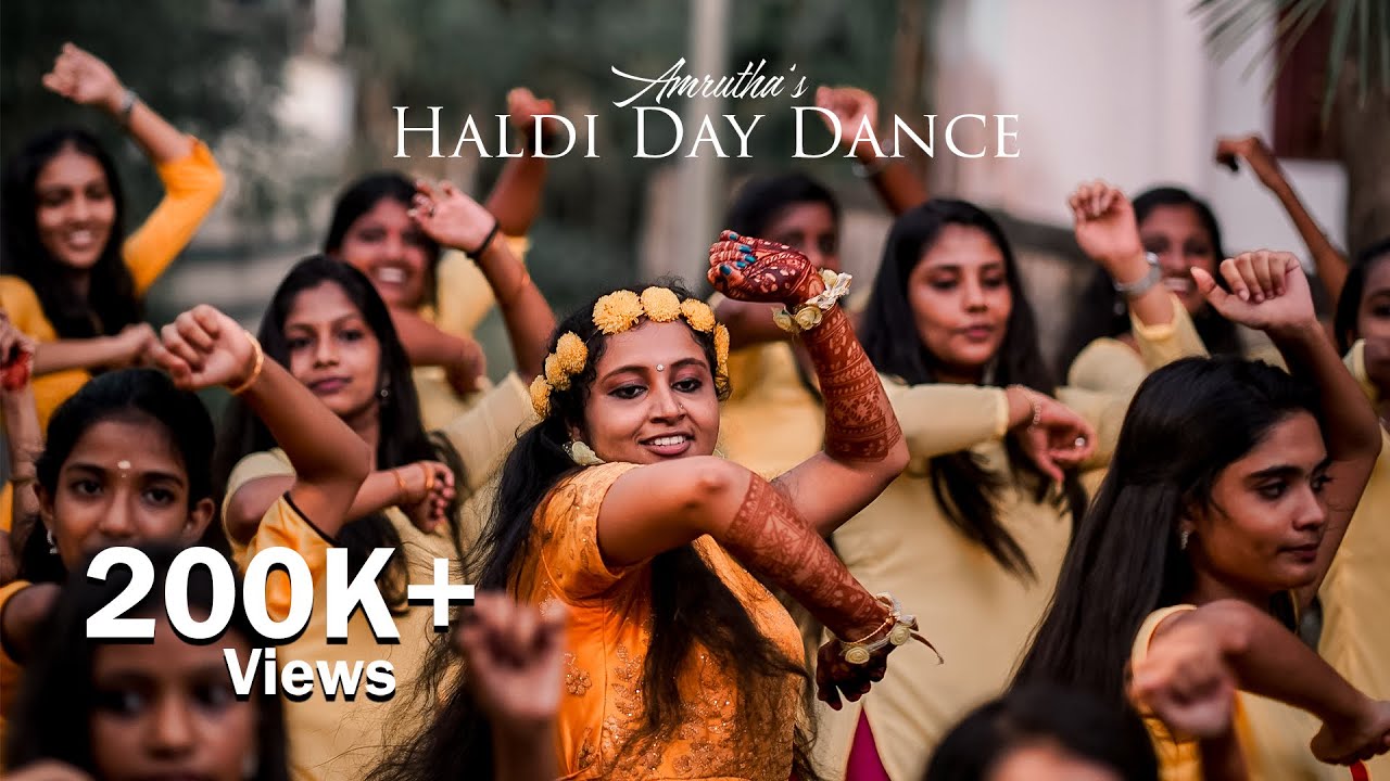 Amrutha's Haldi day Dance