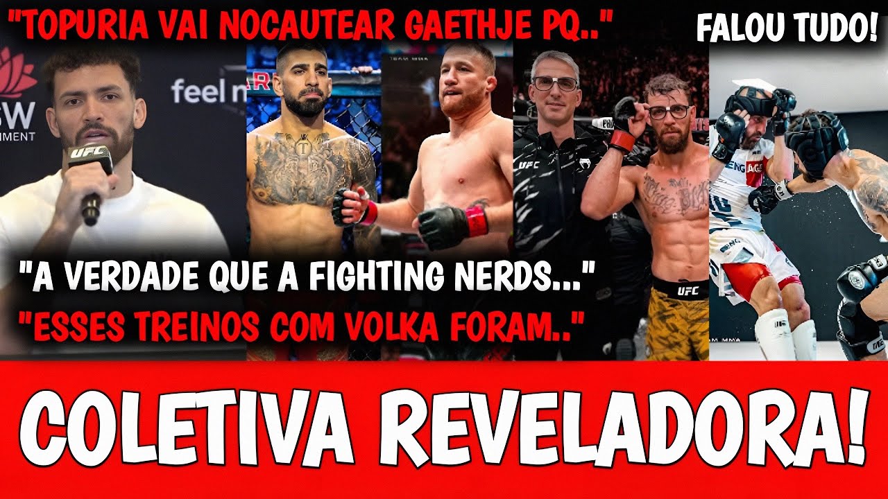 FALOU TUDO🚨 Maurício Ruffy FAZ GRANDES REVELAÇÕES ANTES DA LUTA com Fiziev EM COLETIVA PRÉ UFC 325