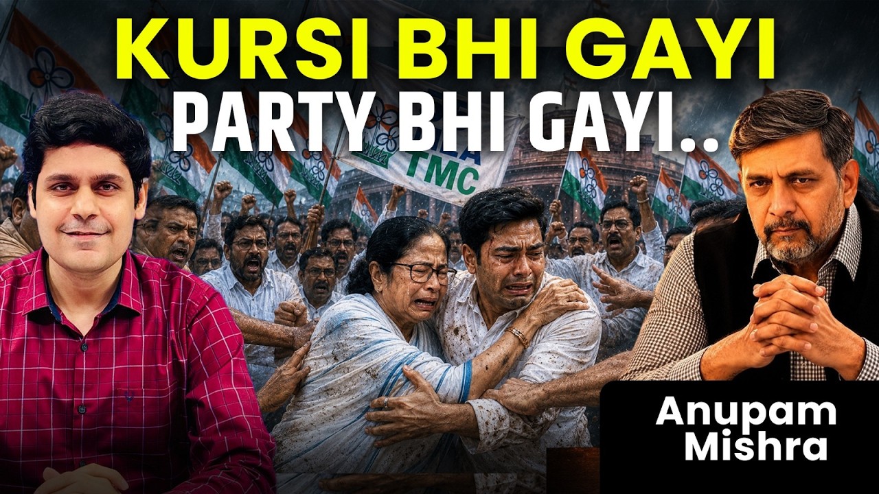 ANUPAM MISHRA ON TMC SPLIT | MAMATA, ABHISHEK in trouble | COCKROACH Party | MODI CHALLENGES