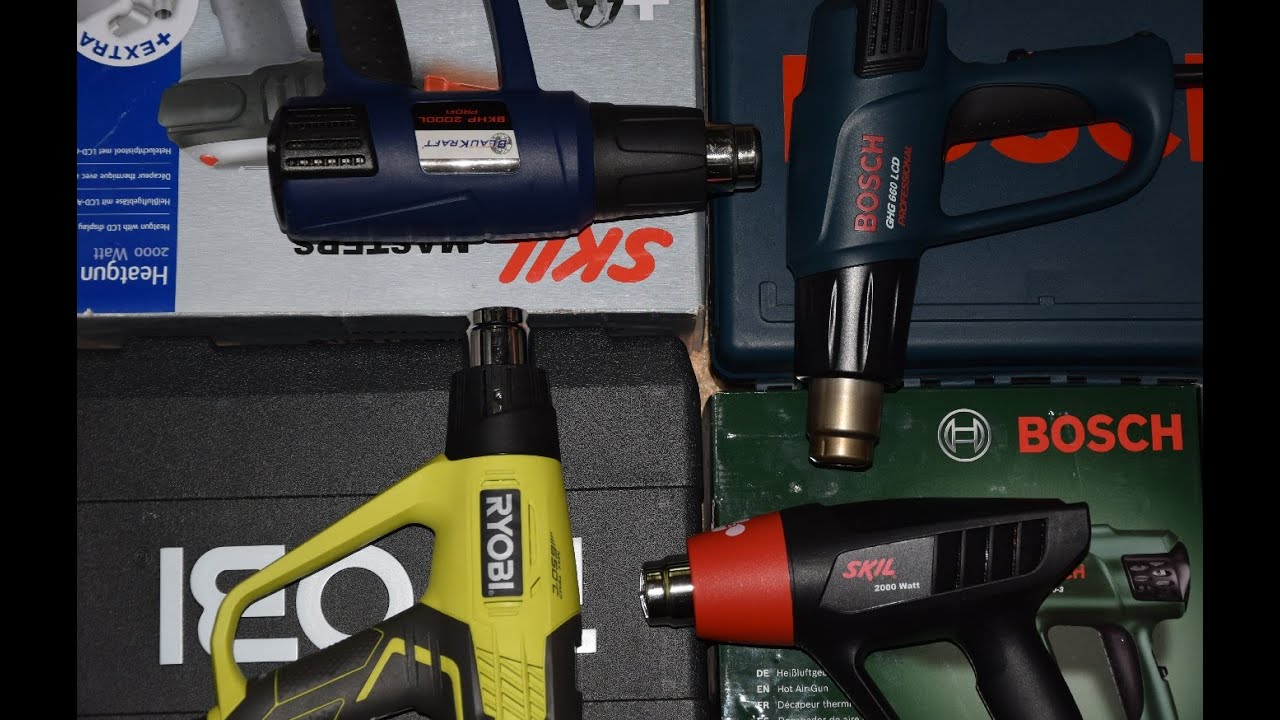 Обзор технических фенов / Какой фен выбрать / Heat gun / Décapeur thermique / Heißluftgebläse