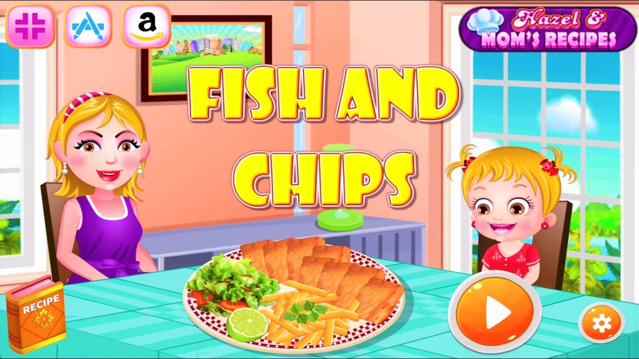 Baby Hazel Mom's Recipes Fish And Chips #503