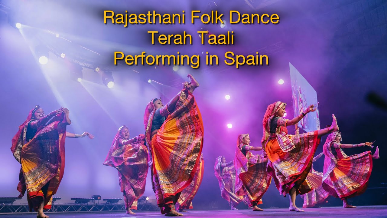 Terah Taali | Rajasthani Folk Dance | International Folklore Festival Spain 2023 | GURU-TheArtsHub