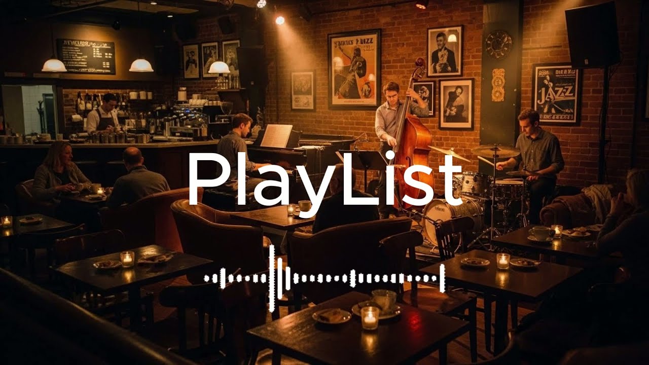 Inviting Coffee Shop Café Jazz ☕️ Background Music for Study & Work (카페 재즈 공부·작업 BGM) | MidnightDesk