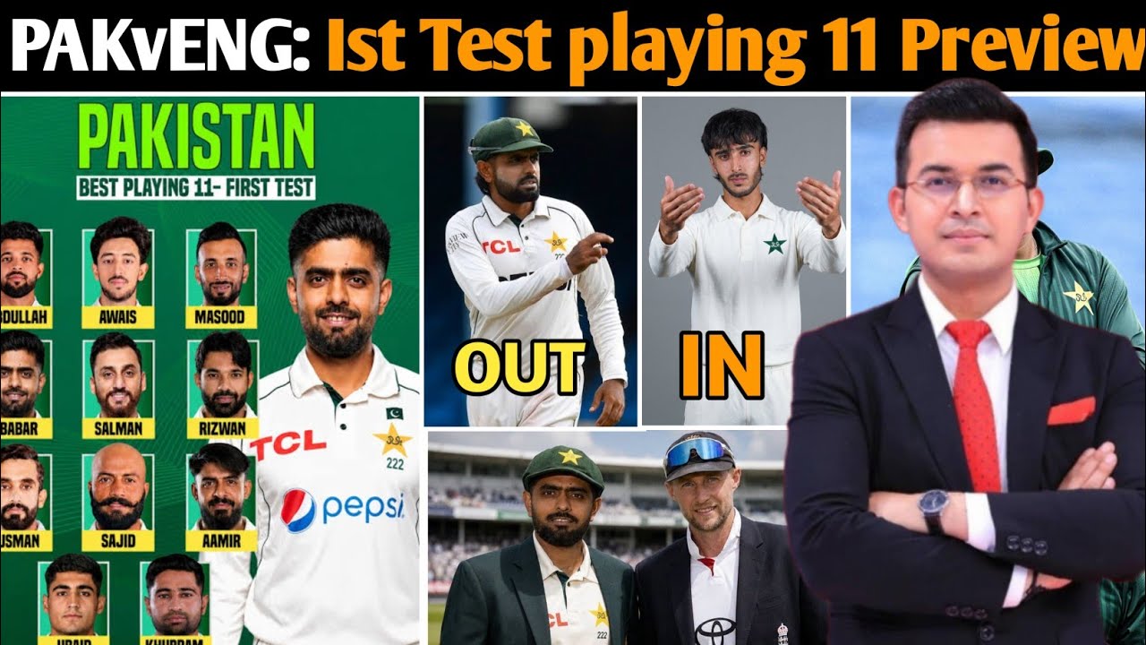 PAKISTAN vs ENGLAND 1st TEST PREVIEW! Playing 11!  Headingley Pitch Report, Rain Threat
