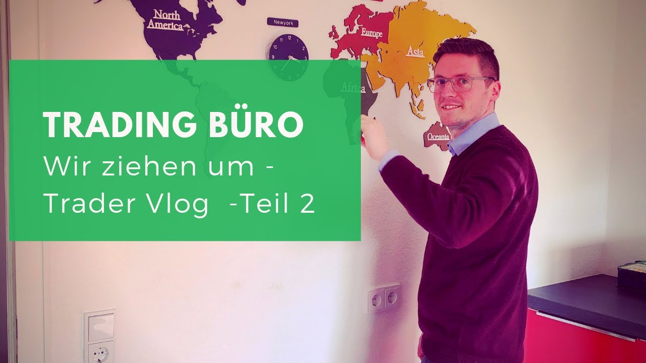 Trader Vlog: Neues Trading Büro (Teil 2) + Newstrading mit Tweetdeck