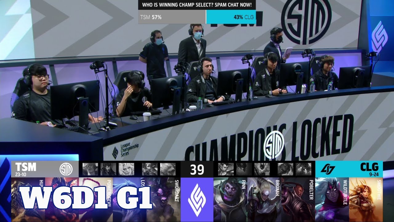 TSM vs CLG | Week 6 Day 1 S11 LCS Summer 2021 | CLG vs TSM W6D1 Full Game