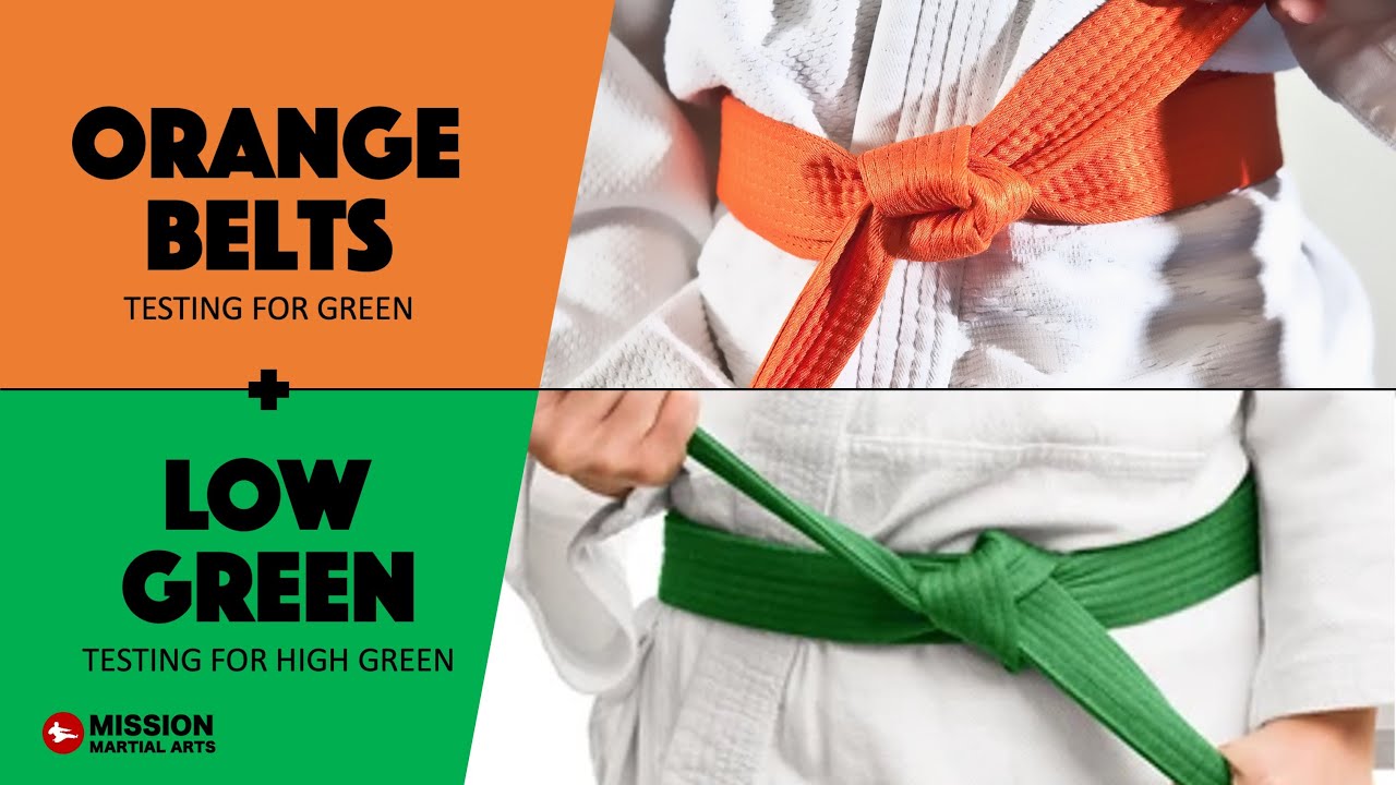 Rank Test | ORANGE + LOW GREEN BELTS