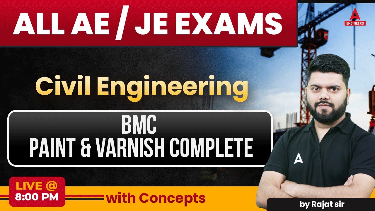 BMC Paint & Varnish | BMC Civil Engineering | By Rajat Sir