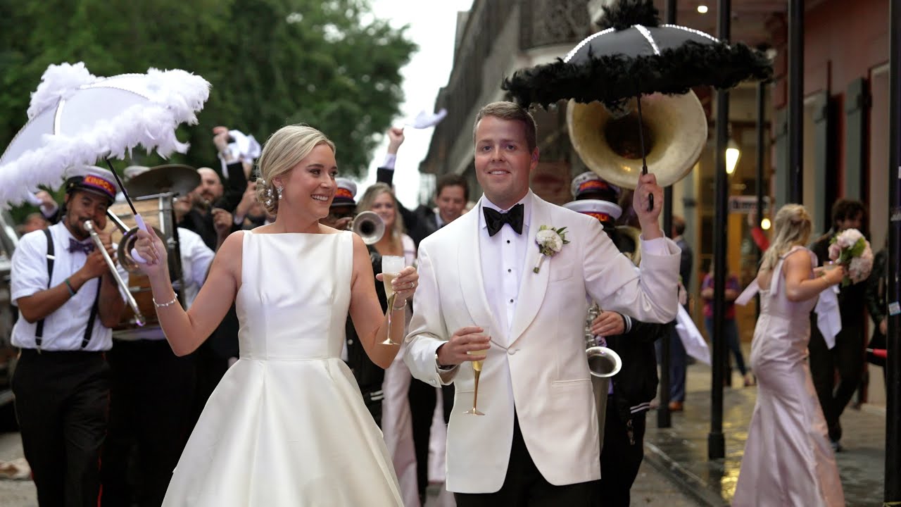 Classic New Orleans Wedding | St Louis Cathedral | Four Seasons | Brennan's 🥂 Taylor & Hale