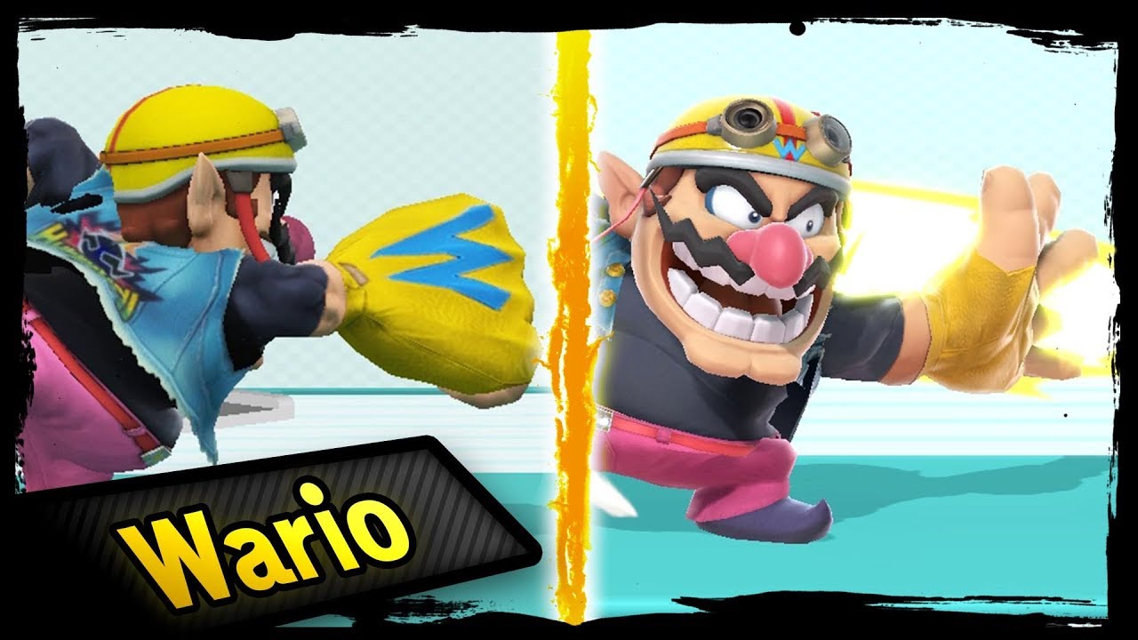 Moveset Animation Comparison | WARIO