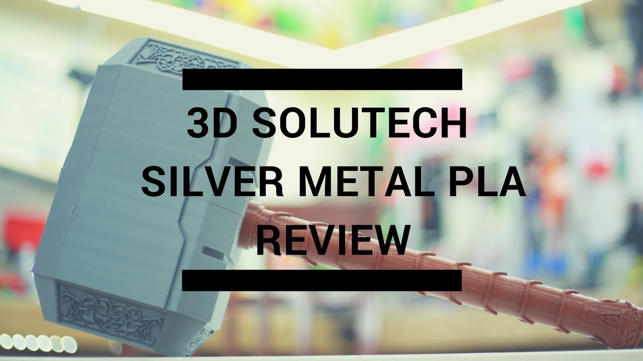 3D Solutech Silver Metal PLA Review
