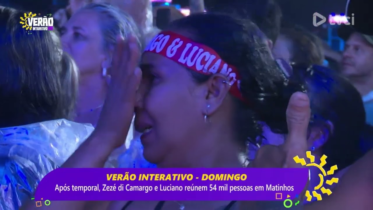 APÓS TEMPORAL, ZEZÉ DI CAMARGO E LUCIANO REÚNEM 54 MIL PESSOAS EM MATINHOS