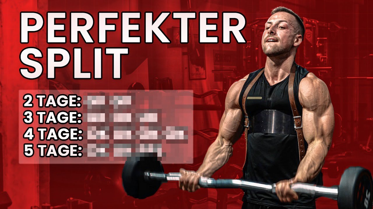 Der PERFEKTE SPLIT für 2, 3, 4 & 5 Tage / Woche (ein für alle Mal geklärt)