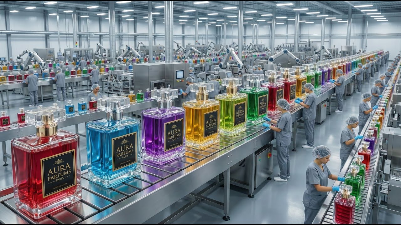 Inside the Factory how they make perfume | Perfume making process