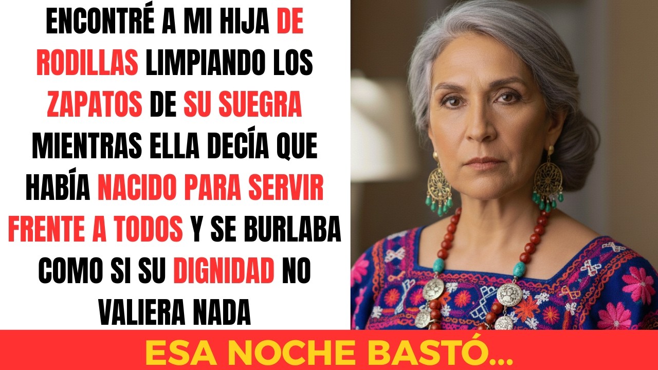 Encontré a mi hija limpiando los zapatos de su suegra: “Naciste para servir”, dijo. Entonces yo…