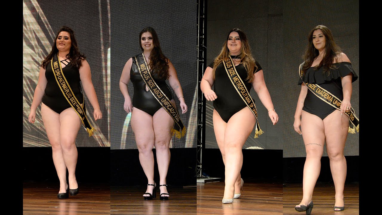 MISS PLUS SIZE SÃO PAULO OFICIAL  2020 -TRAJE DE BANHO