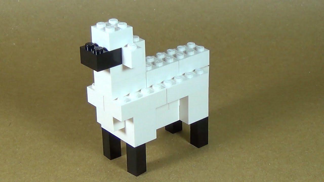 How To Make Lego SHEEP  - 10664 LEGO® Bricks and More Creative Tower Tutorial