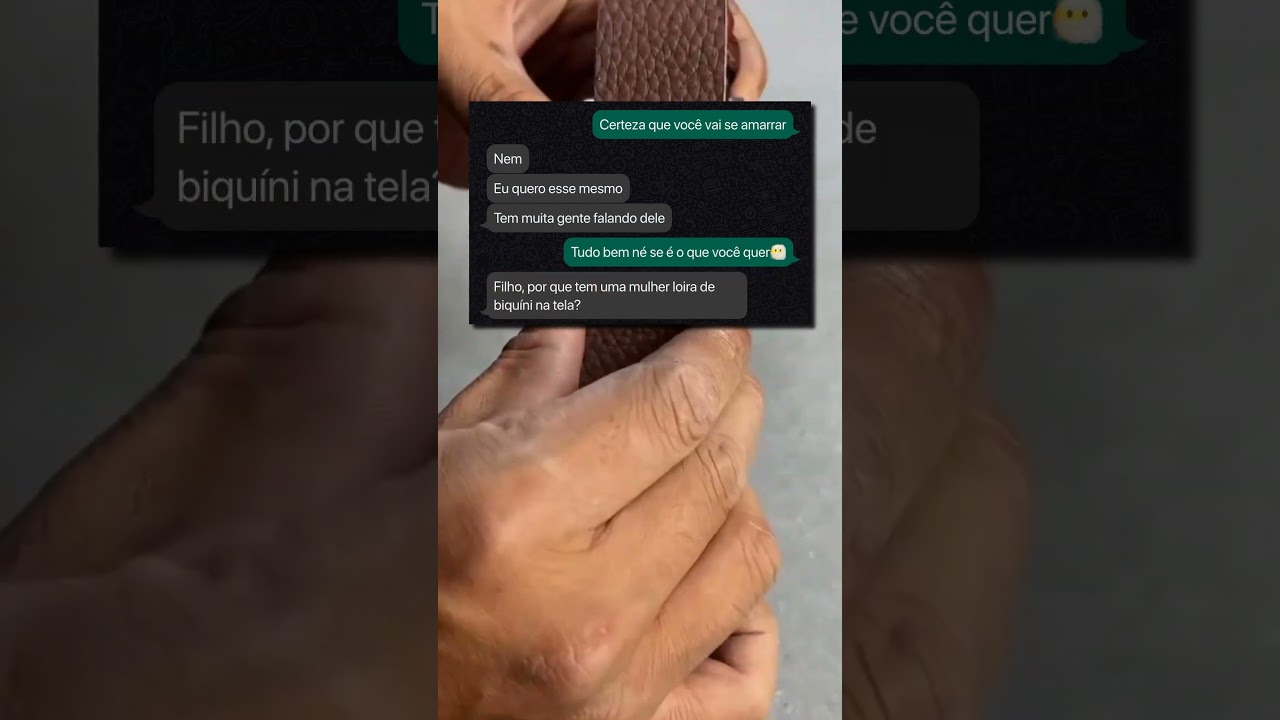 COMO &Eacute; AS CONVERSA A&Iacute; PAI?🤨🤨🤨KKKKKKK #hist&oacute;rias #whatsapp #shortvideo