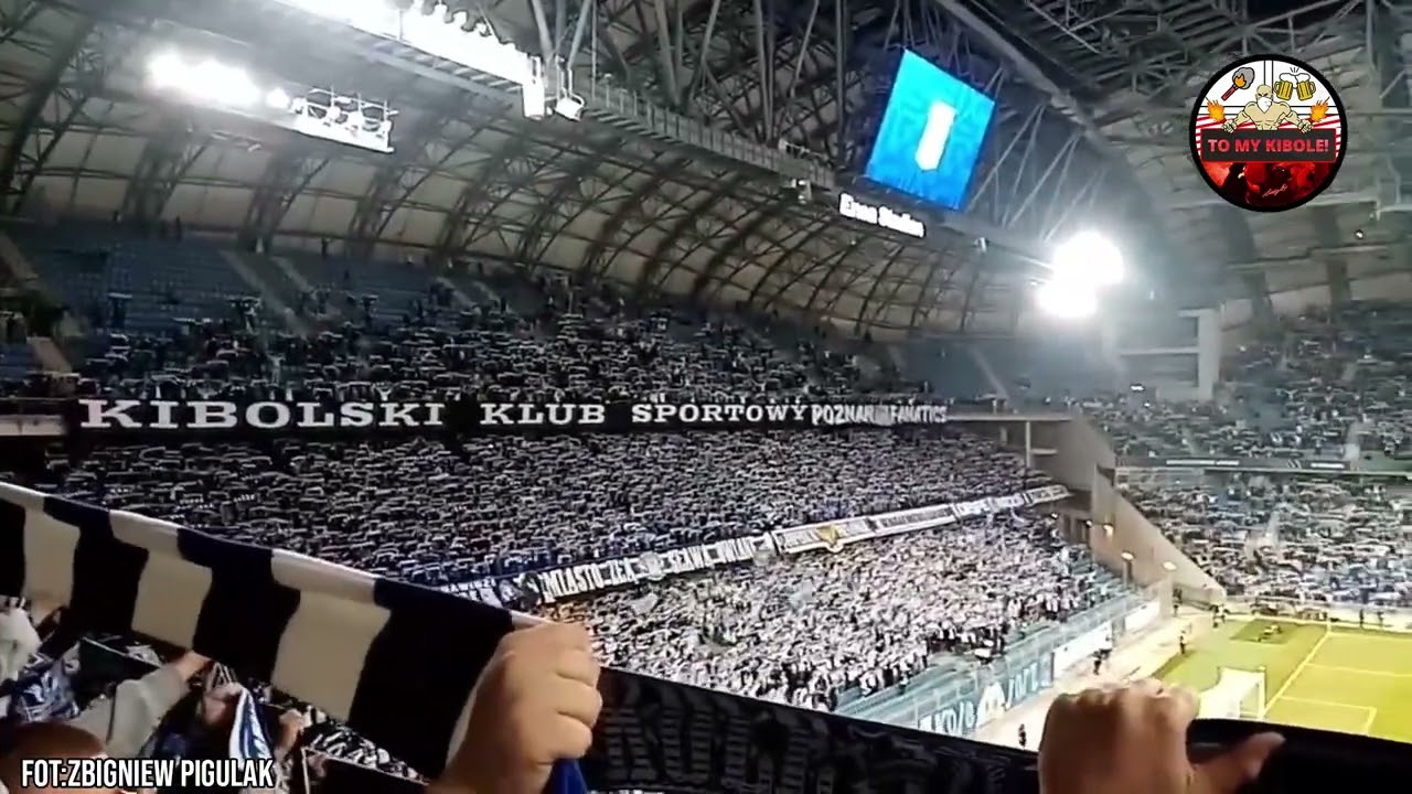 Hymn Lecha Poznań przed meczem z Szachtarem Donieck 12.03.2026