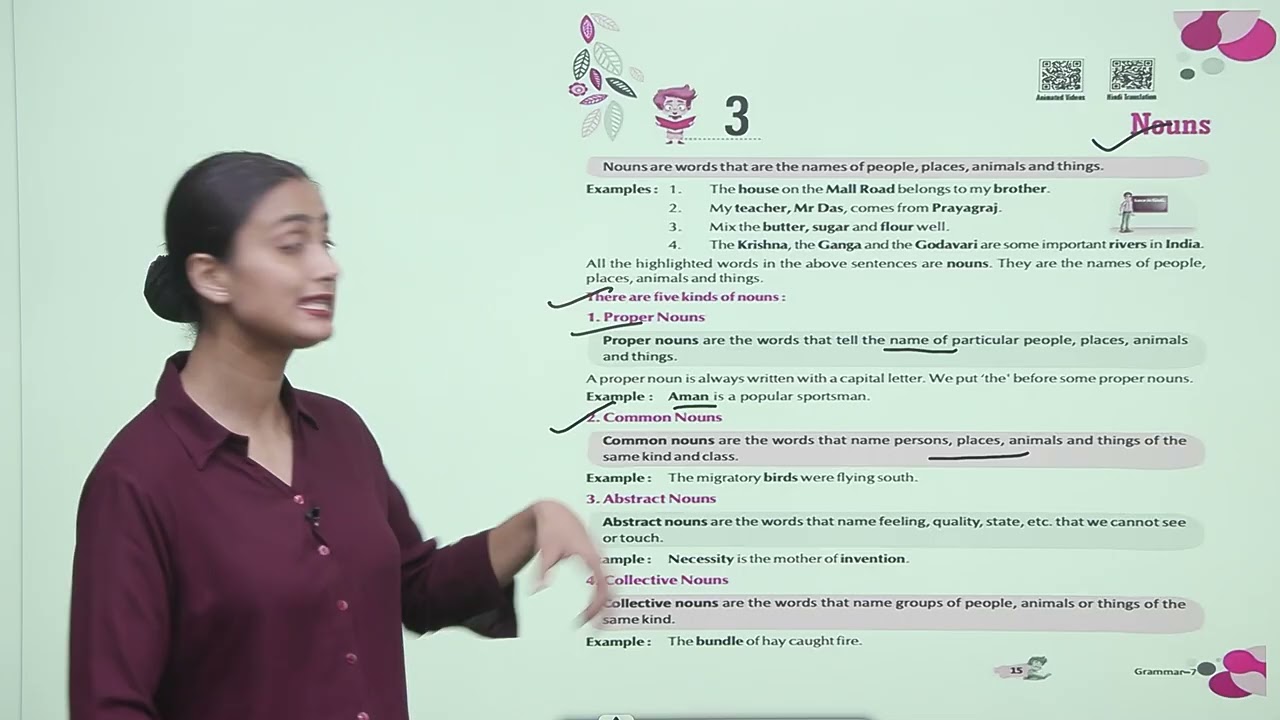Ch 3 | Jophiel Books | Grammar | Class 7 | Nouns | For children