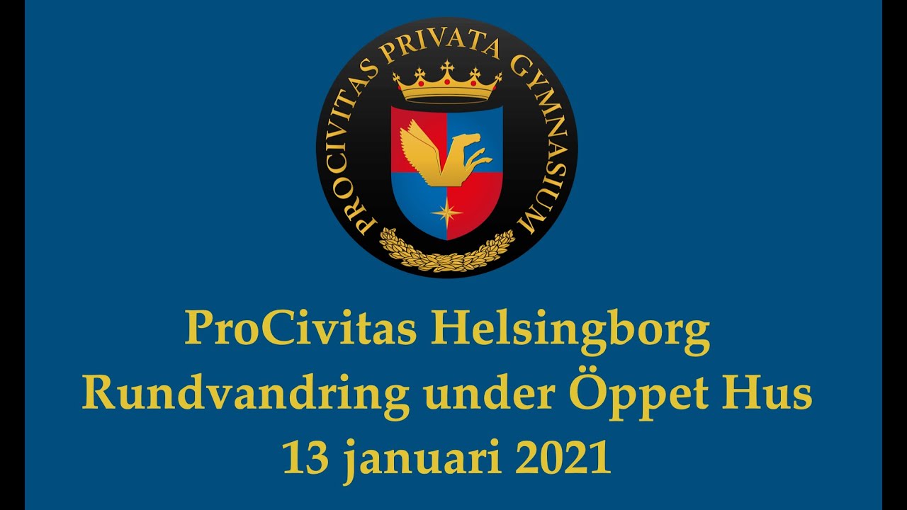 ProCivitas Helsingborg - Rundvandring vid Öppet Hus 13 januari 2021
