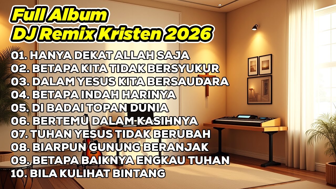 DJ REMIX ROHANI 2026💃HANYA DEKAT ALLAH ✝️ BETAPA KITA TIDAK BERSYUKUR ✝️ DALAM YESUS KITA BERSAUDAR