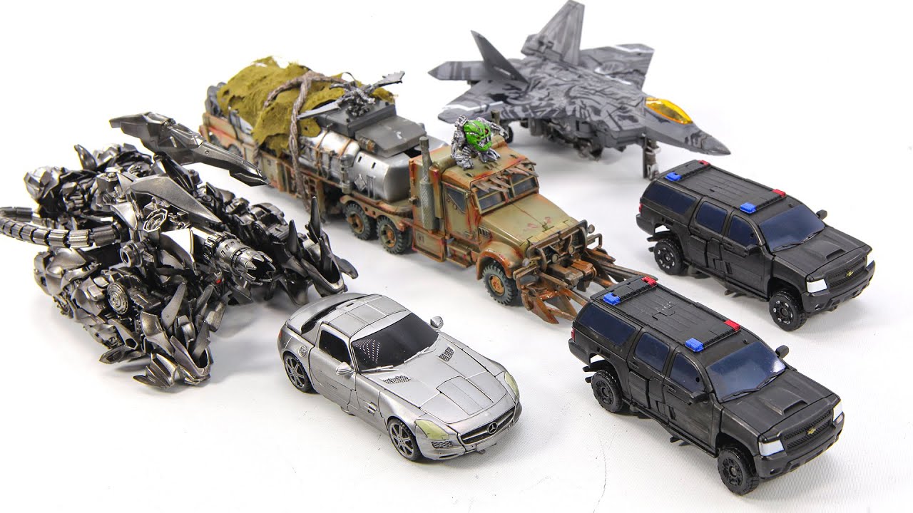 Transformers 3 DECEPTICON Megatron Shockwave Starscream Soundwave Crowbar Crankcase Car Robot Toys