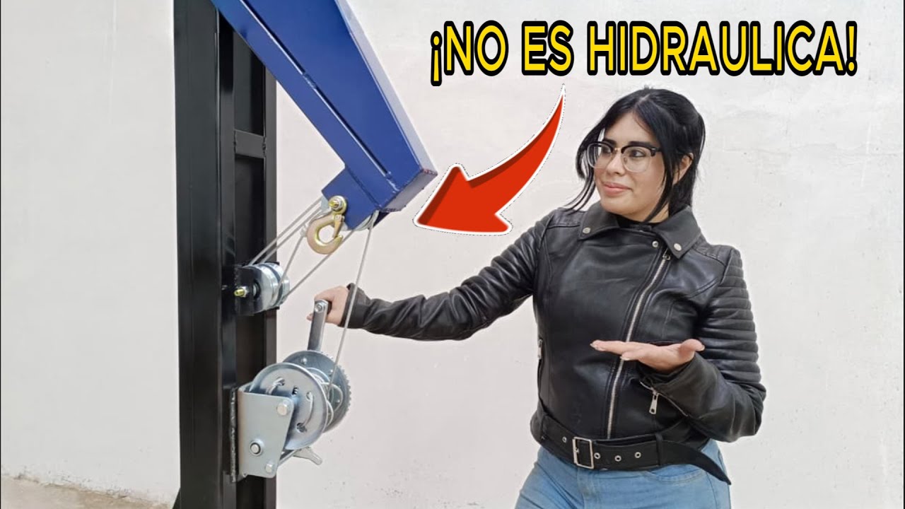¡Increíble! Construí una GRÚA que no es hidráulica ¡y levanta TODO!