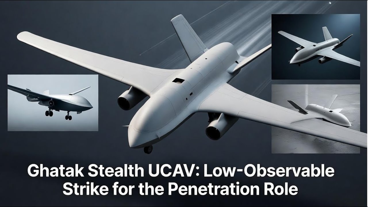 Ghatak Stealth UCAV: Low-Observable Strike for the Penetration Role