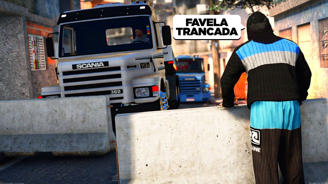 GTA V VIDA REAL | FICAMOS PRESOS DENTRO DA FAVELA 😥 #138