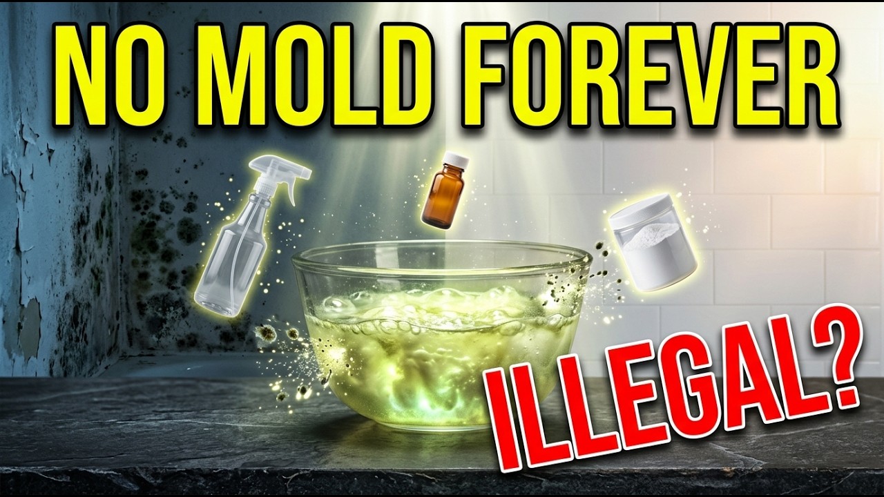 This $3 Mix Kills Mold FOREVER. Why Is It Banned in Most Cleaning Products?