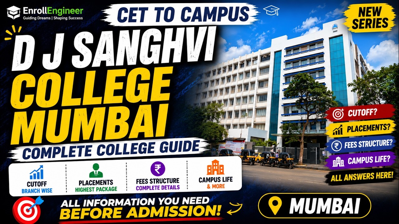 D J Sanghvi College Mumbai Review 🔥 | Placements, Cutoff, Fees & Campus Tour | CET To Campus #mhtcet