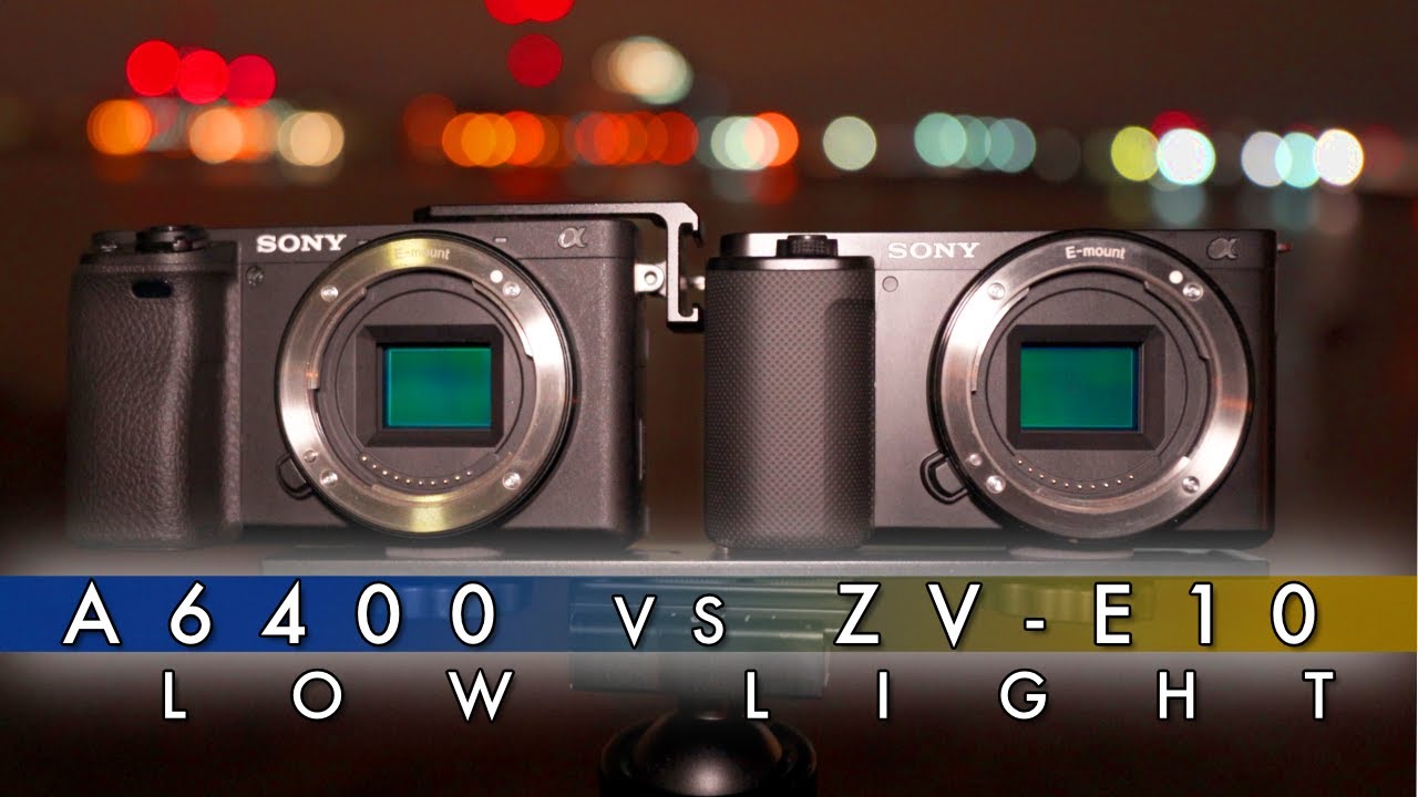 Sony ZV-E10 Low Light Test vs A6400. Same Sensor; VERY Different Cinematic Results?