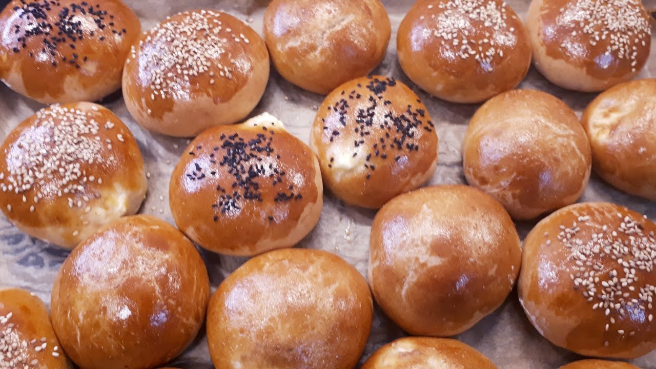Türkische Brötchen gefüllt mit Schafskäse -Pão de queijo Turco 😋