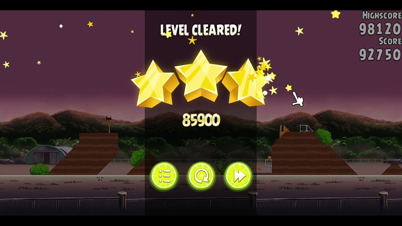 Angry Birds Rio Airfield Chase Gameplay
