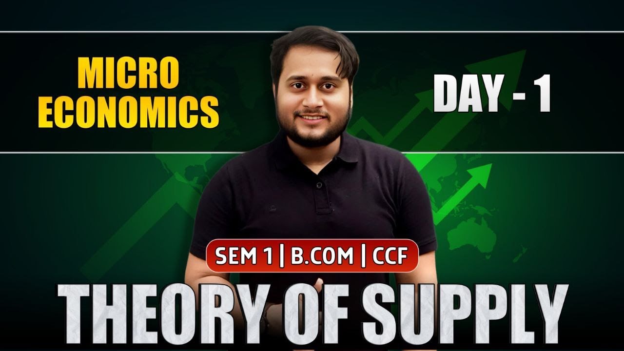 SUPPLY DAY 1 | MICROECONOMICS | SEM-1 BCOM CCF