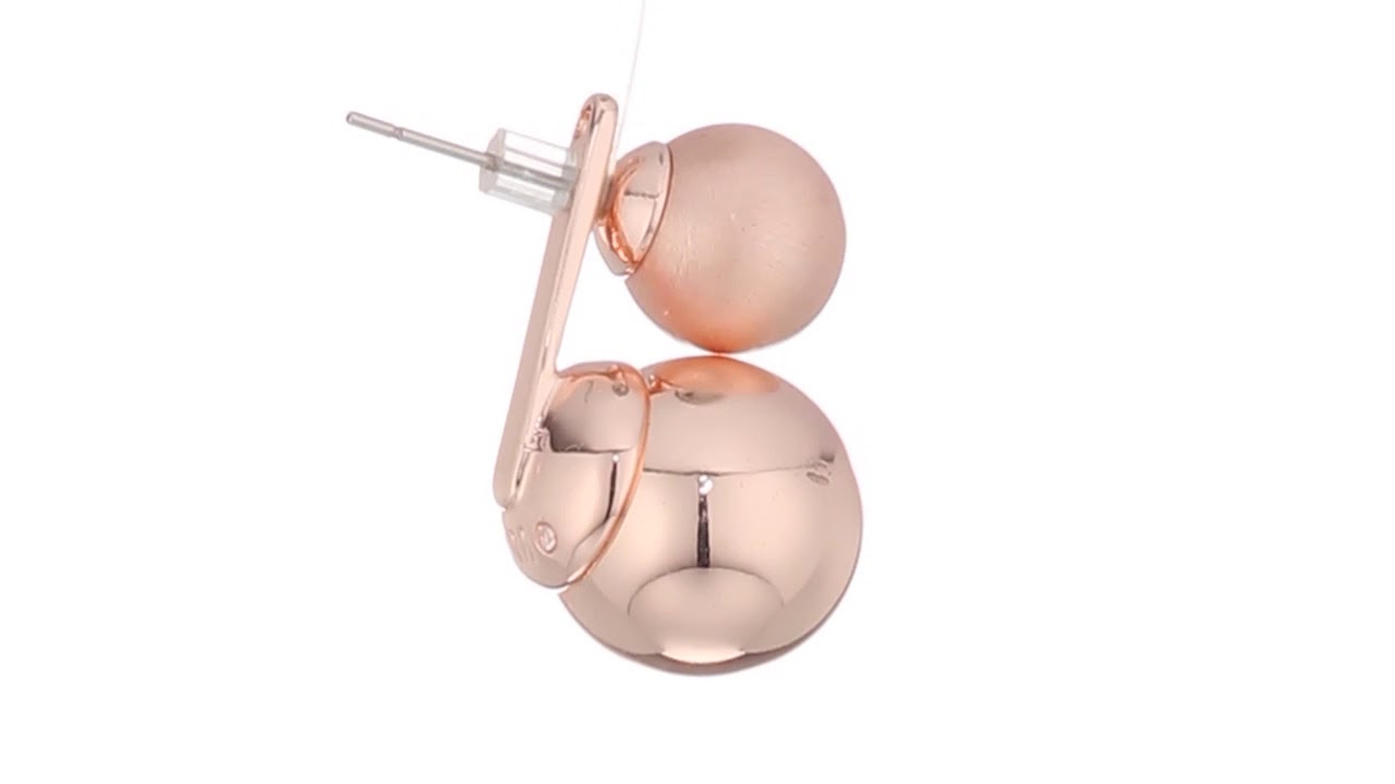 Rebecca Minkoff Sphere Front Back Earrings SKU:9004758