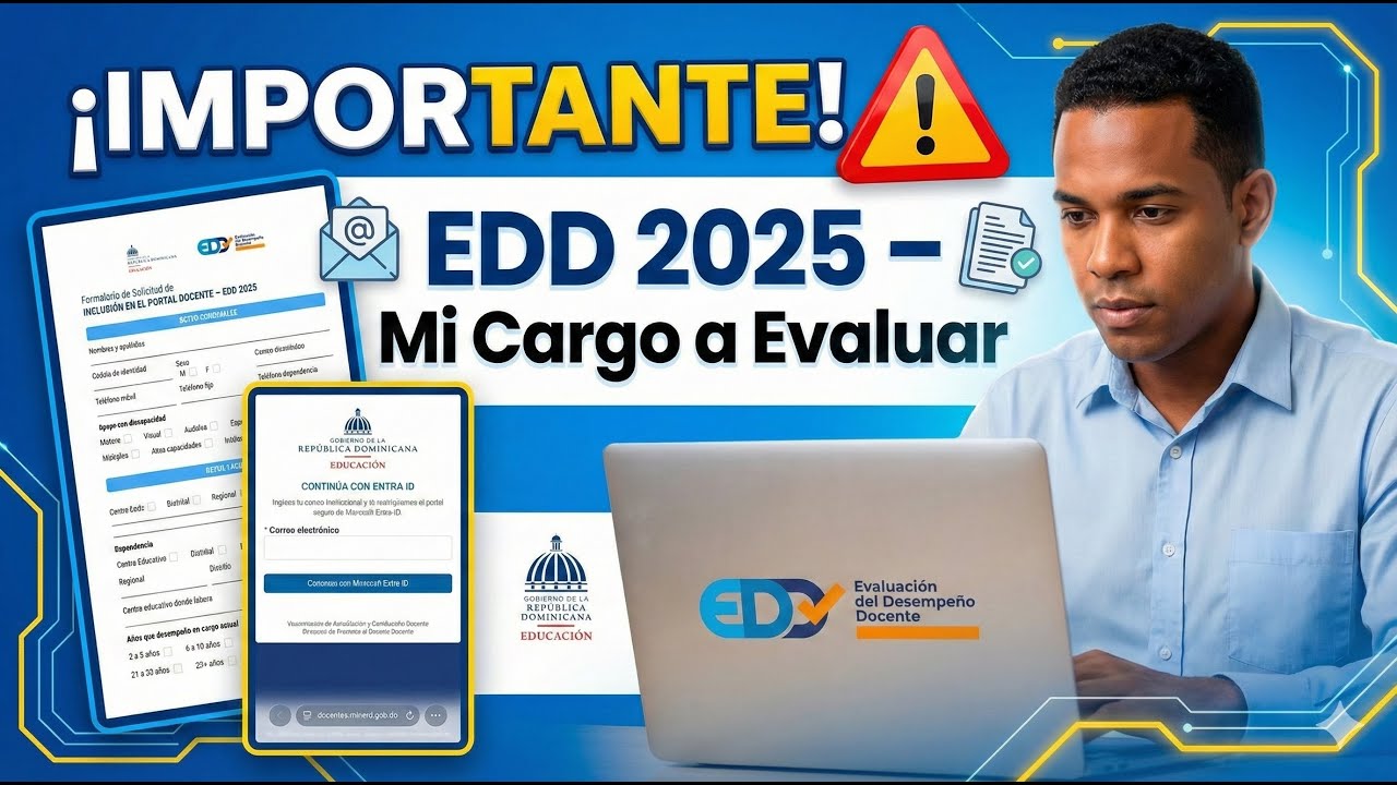 🔔 EDD 2025: C&oacute;mo entrar al Portal Docente y completar &ldquo;Mi Cargo a Evaluar&rdquo; | Paso a paso